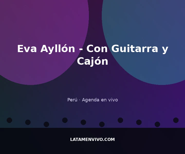 Foto de Eva Ayllón